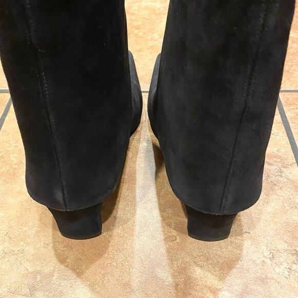 Staud Wally Foldover Black Suede Booties 37 NWOB - Picture 6 of 7
